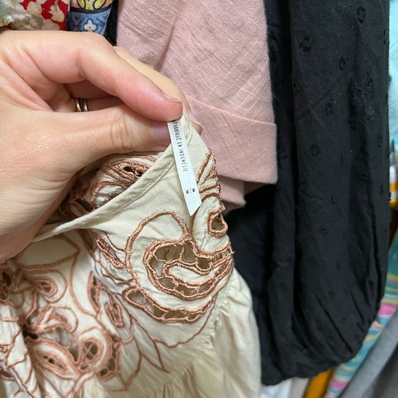 SOLD Free People Gorgeous laser cut embroidered dress - Picture 11 of 13